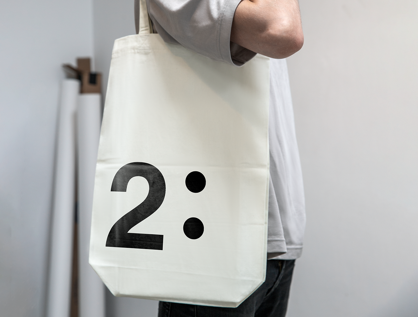 2blondies branding tote bag