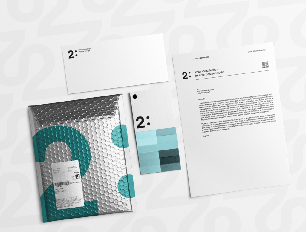 2blondies branding stationery